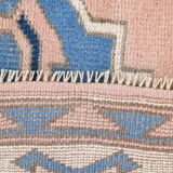 6x7 Pink & Blue Oushak Rug, 178x224Cm