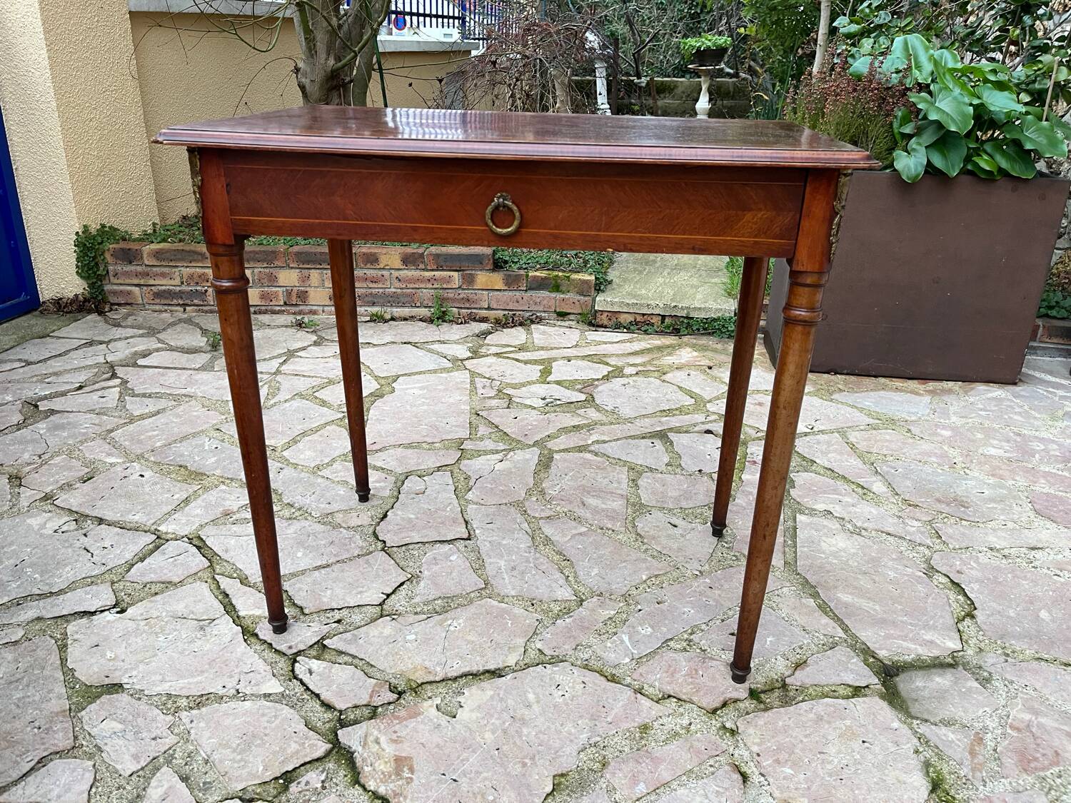 Old wooden desk