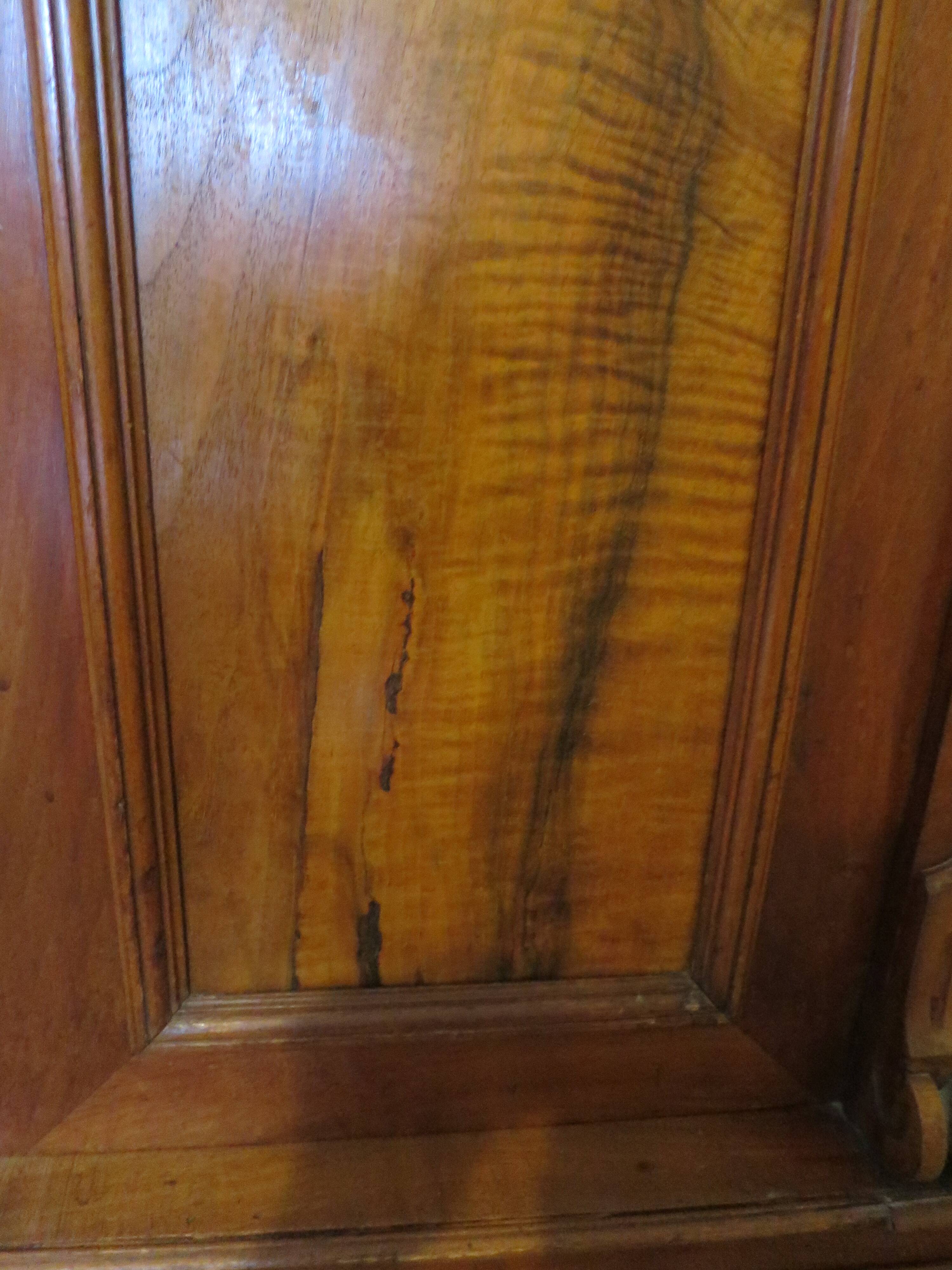 Bahut Buffet 1900 - Napoléon III - Placage noyer - 1 tiroir - 2 portes