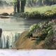Vintage river oil on canvas