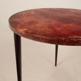 Low Aldo Tura Parchment table, 1950