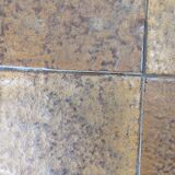 Metal and ceramic coffee table