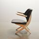 Louis van Teeffelen Dutch Design 'Pelican' Teak Lounge Chair for Webe 1960s