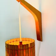 Pine Veneer Wall Lamp By Krásná Jibza For Uluv Bratislava, Former Czechoslovakia, 1950S