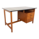Vintage oak desk from the 1960s.