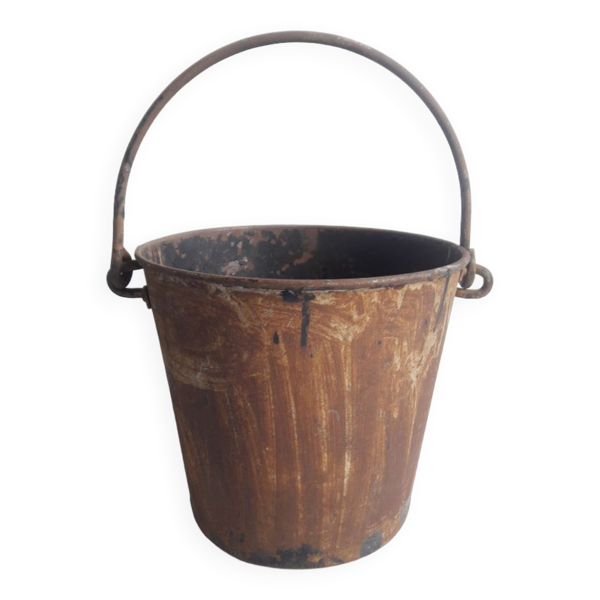 Seau en fer artisan