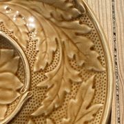 5 asparagus plates in earthenware Manufacture de Gien