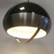 Space Age pendant chandelier smoked plexiglass & aluminum 1970s
