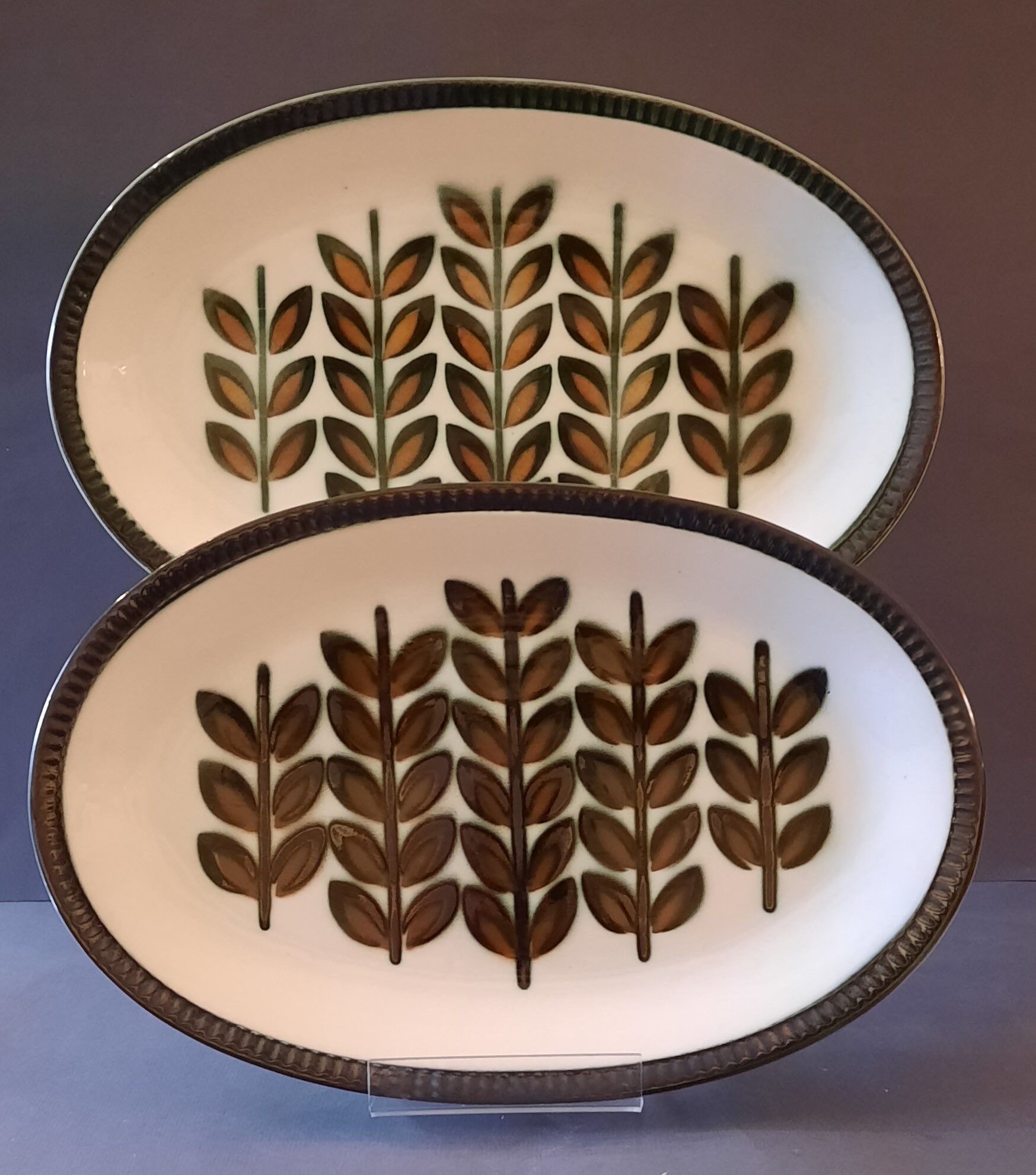 Boch Rambouillet Vintage 68' 2 dishes Oval