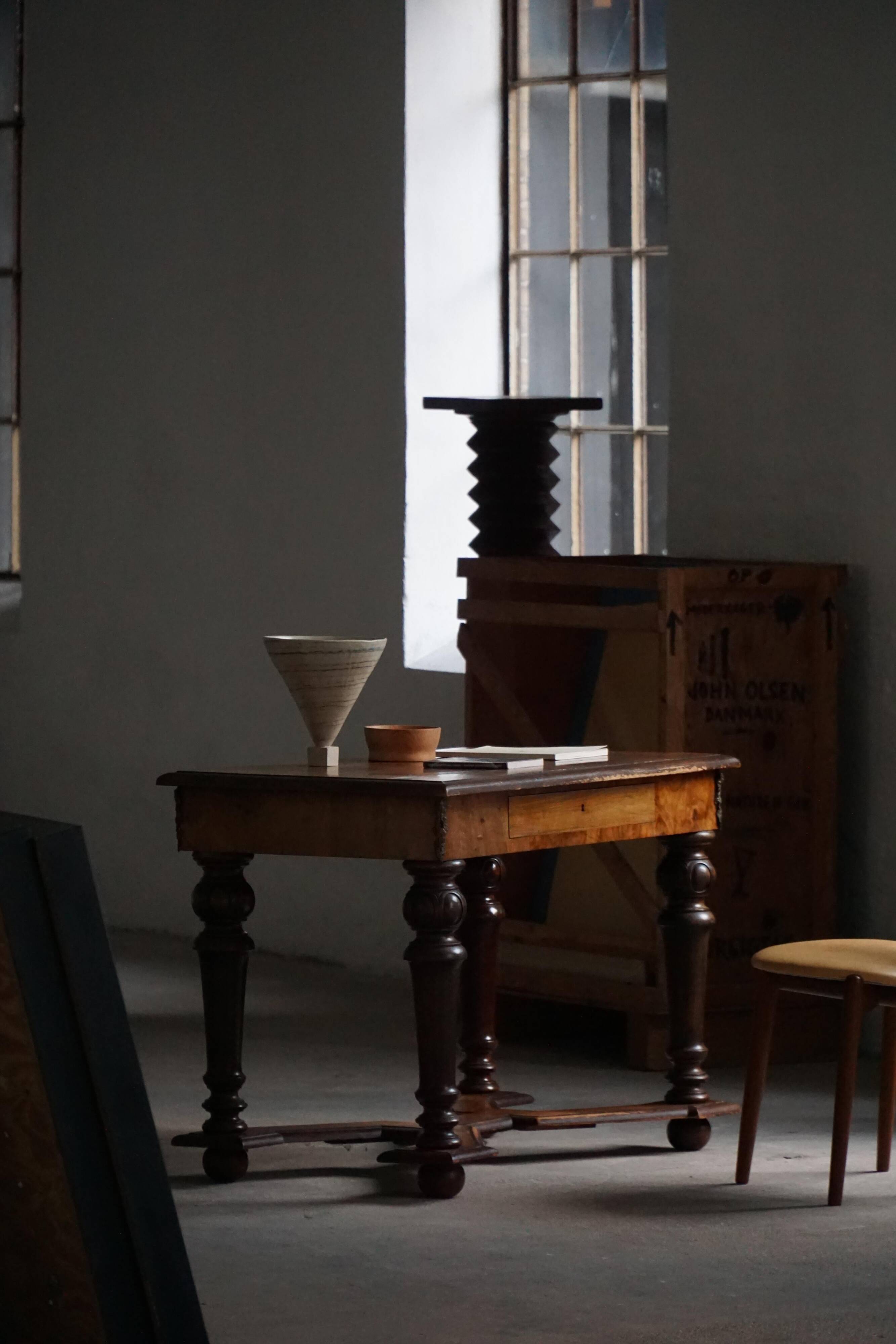 Baroque style desk from the early 20th century, made by a Danish cabinetmaker.