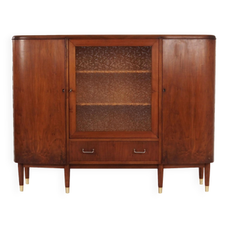 Walnut highboard, Danish design, 1960s, production: Denmark