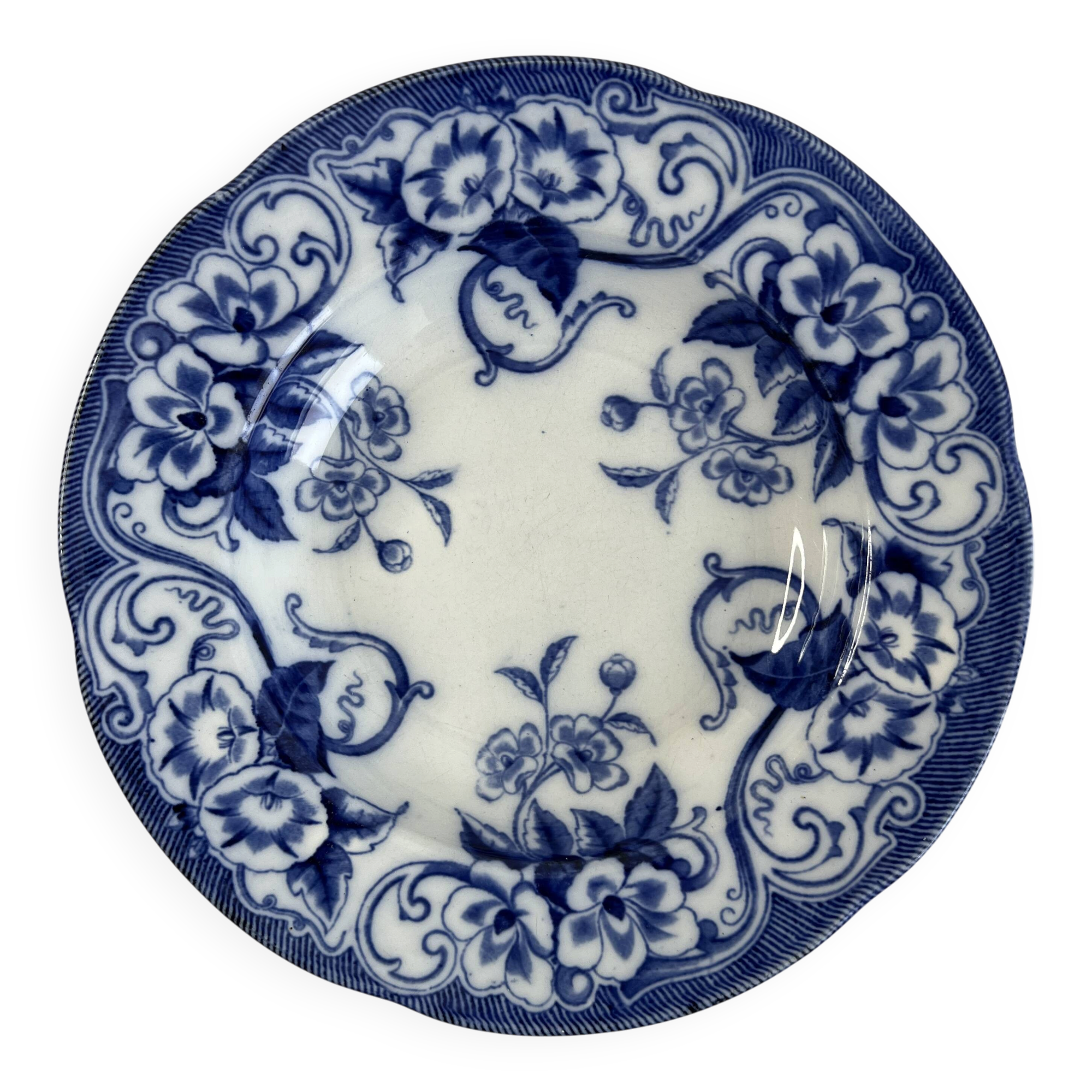 Iron earth Creil and Montereau deep plate