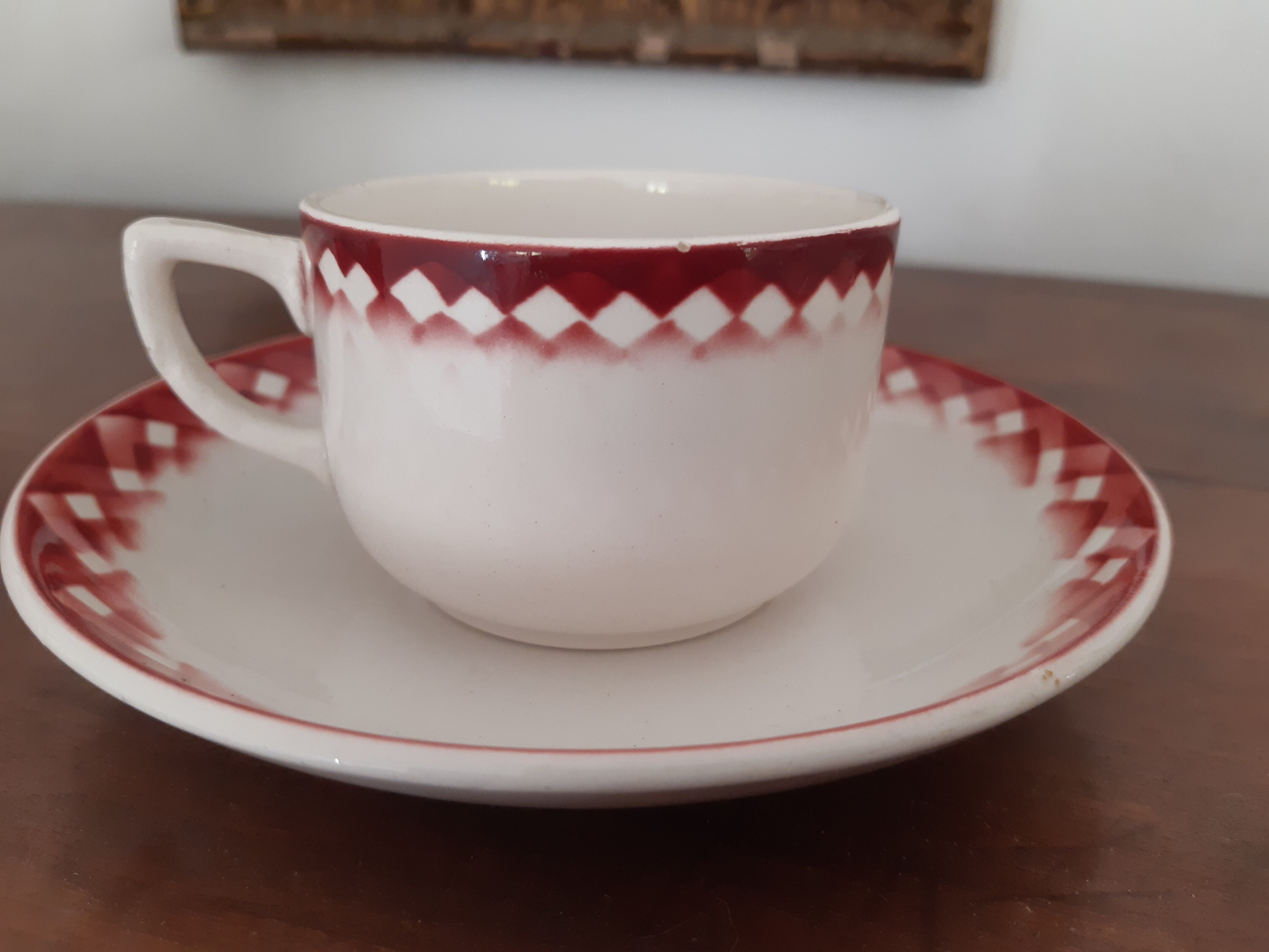 2 tasses digoin sarreguemines