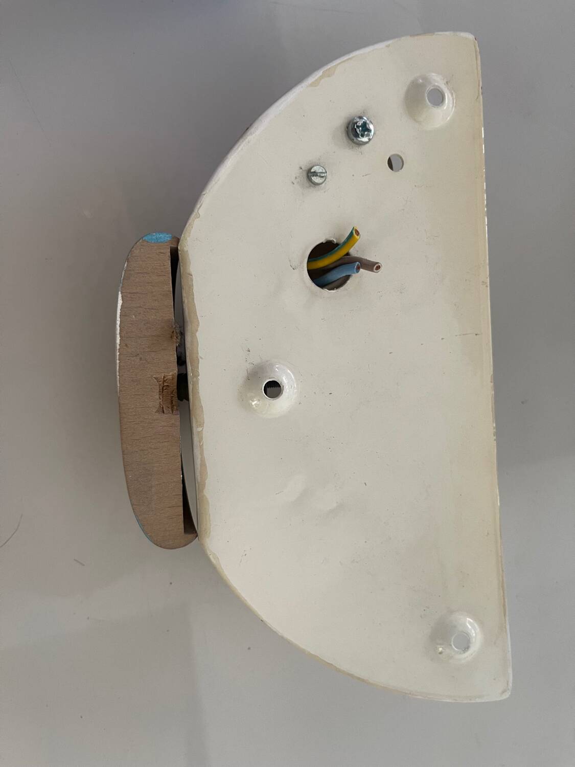 Appliques Italiennes en Verre Bleu Ensemble de 5