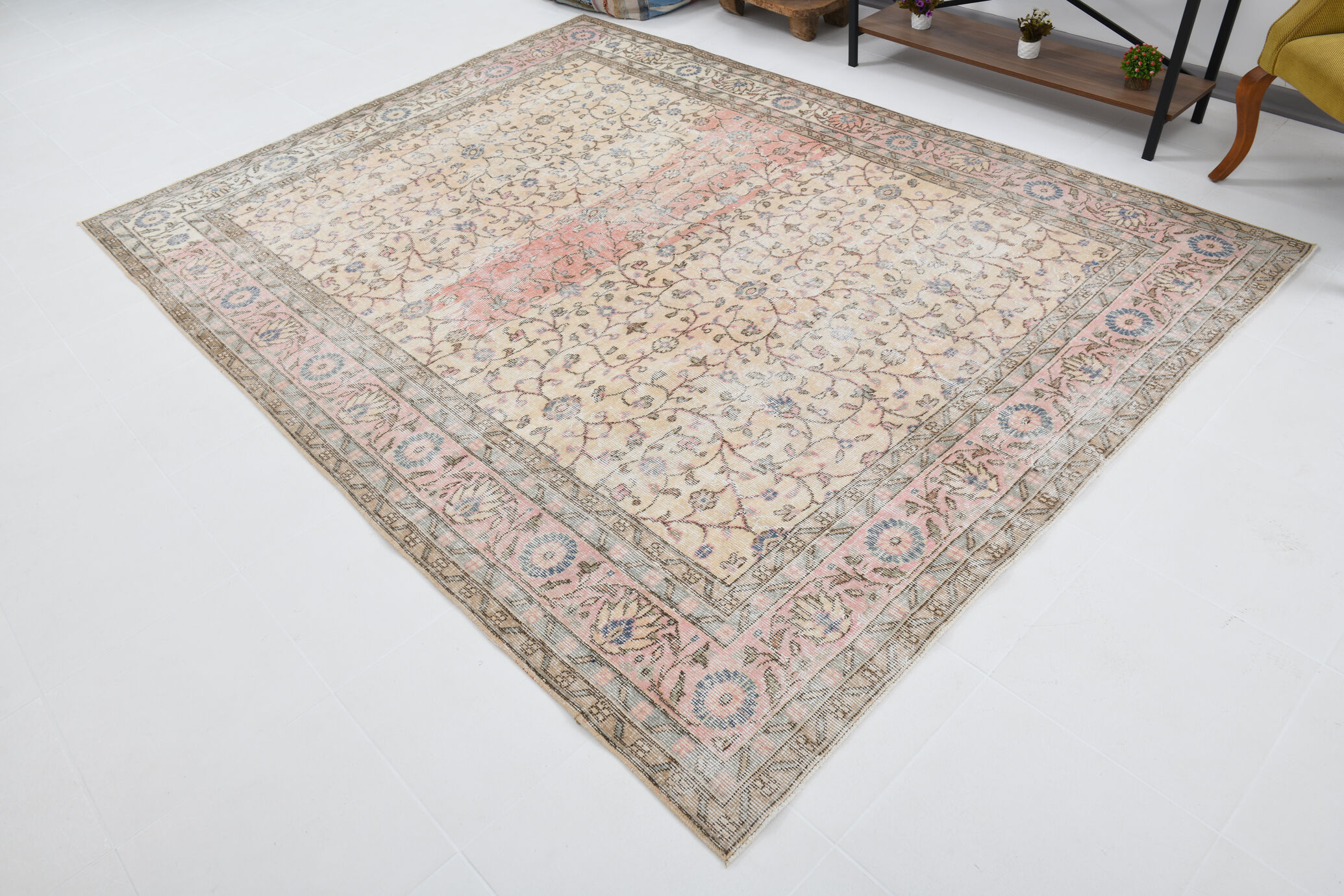 Tapis turc beige classique 300x221cm