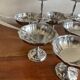8 ice cream cups and spoons