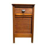 Sliding phonograph cabinet