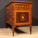 Italian inlaid chest of drawers in Louis XVI style