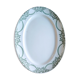 Oval dish green service napoleon model labrador