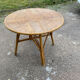 Table en rotin vintage