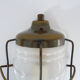 Old wall lamp type porthole in brass and glass. Navy style applique. Year 50