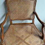 Regency armchair with stretcher