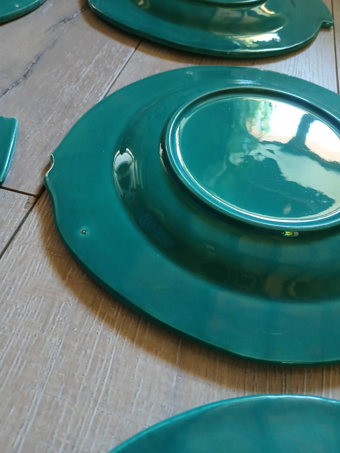 12 vintage zoomorphic dinner plates