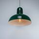 Green Vintage Industrial Metal Green Lamp produced by Sijaj Hrastnik