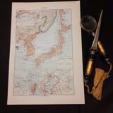 Old map of Japan from 1922