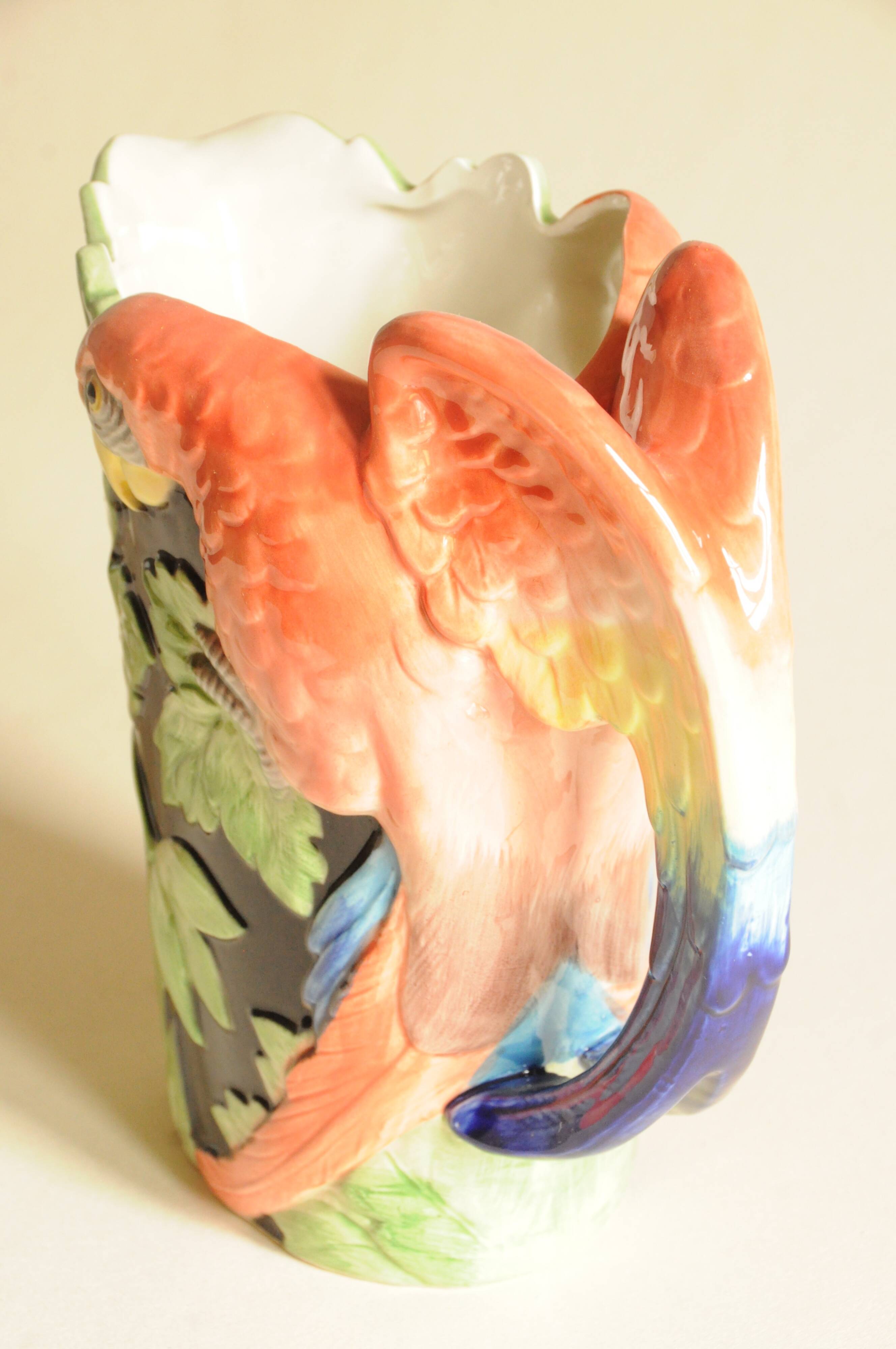 Pichet - Carafe Décorative Design Perroquet - "Macaw Parrot", Fitz & Floyd