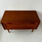 Scandinavian low "TV" unit in teak.