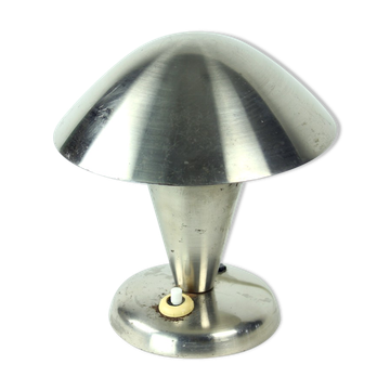Lampe de table champignon chrome par Josef Jirka Pour Napako