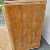 Mado buffet in wood, marble and copper, restored