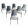 Set of 6 Fantasia chairs ref 2005 Robin Day style