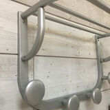 Gray coat rack