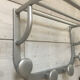 Porte manteau gris