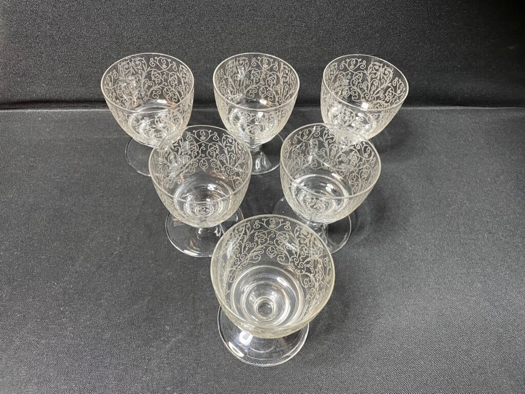 Porto glass Baccarat Lulli art deco service
