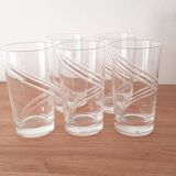 Verres 5 cristal d'arques farandoles
