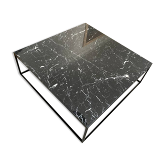 Marquina marble coffee table