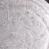 Large Glass Globe Hanging Lamp by Doria Leuchten, 1970s