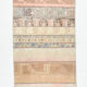 Neutral narrow vintage runner rug,64x262cm