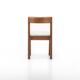 Set of 4 vintage dining chairs in stained oak