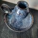 Pair of ceramic candle holders