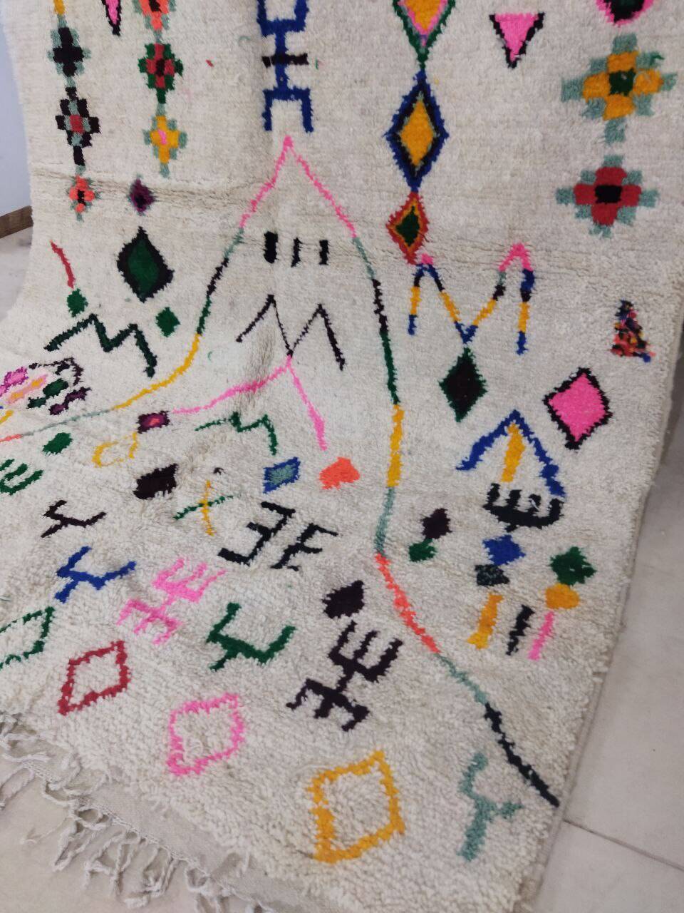 Handmade Moroccan Berber rug 303 X 192 CM
