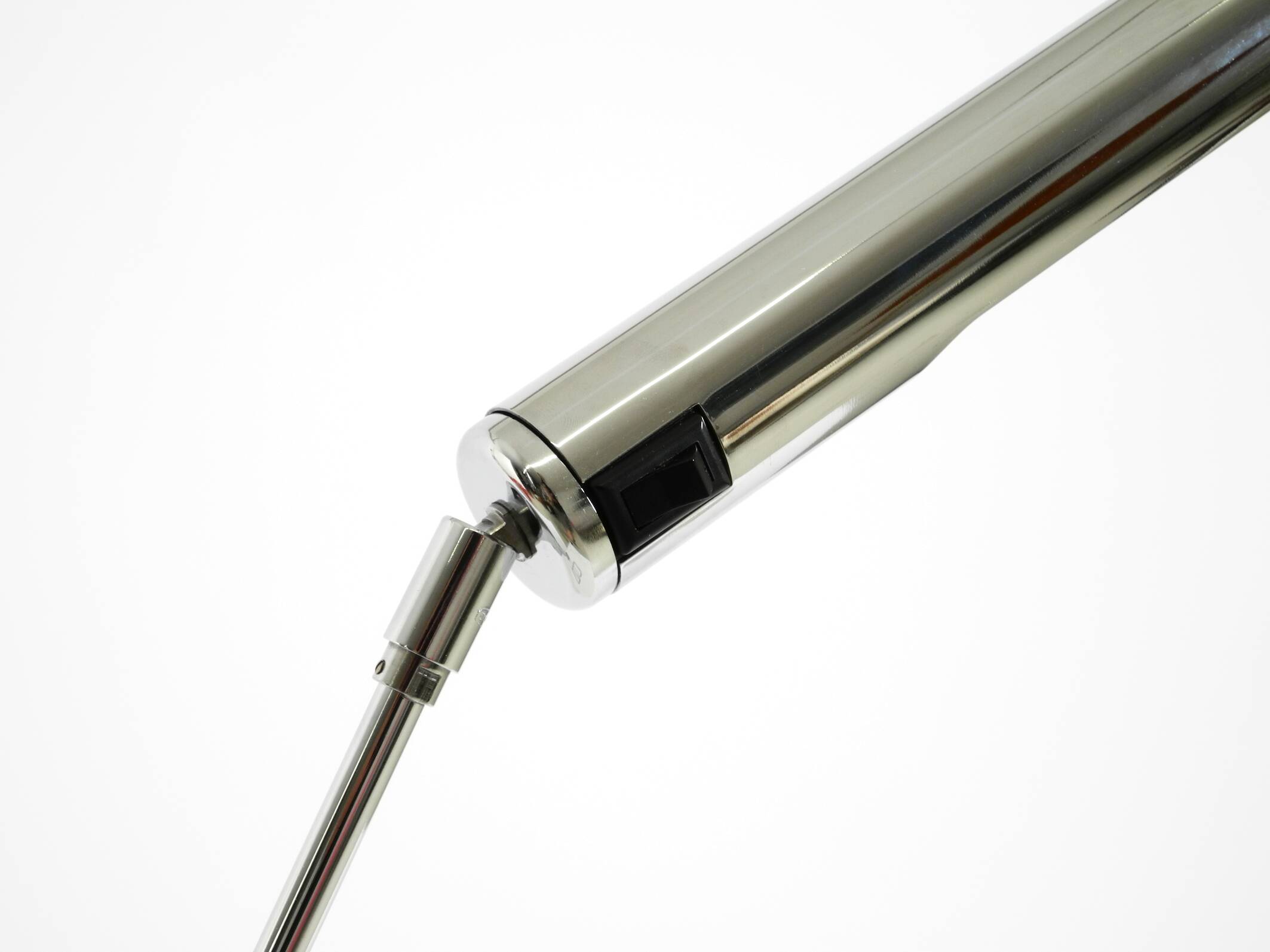 1980s chrome-plated metal table lamp by Abo Randers for IKEA