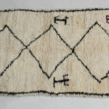 Beni ouarain carpets in wool 90 x 143