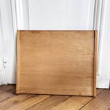 Engraved wooden tray