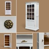 Antique Parisian glass cabinet H150