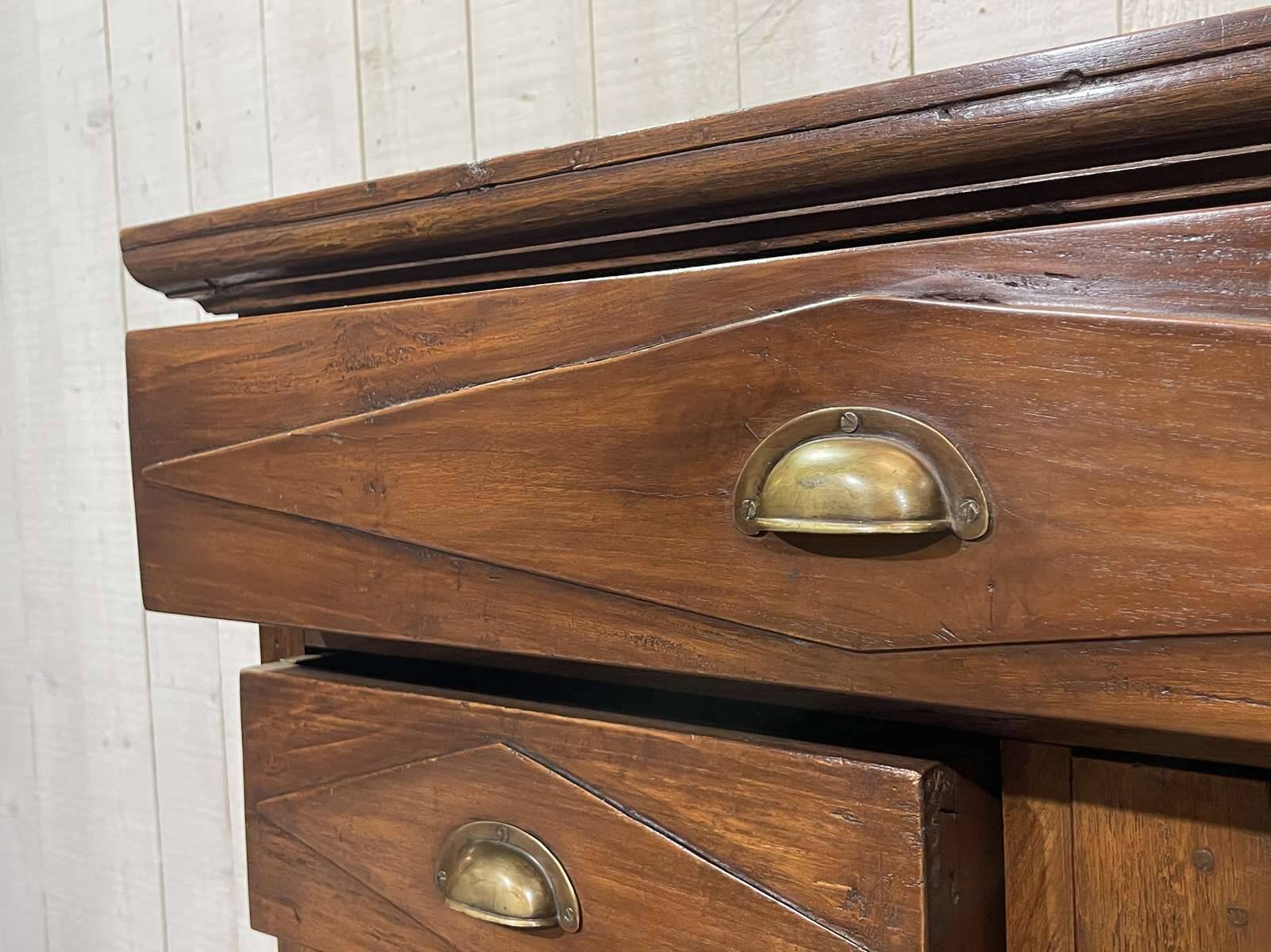 Chiffonnier en teck indien des années 70