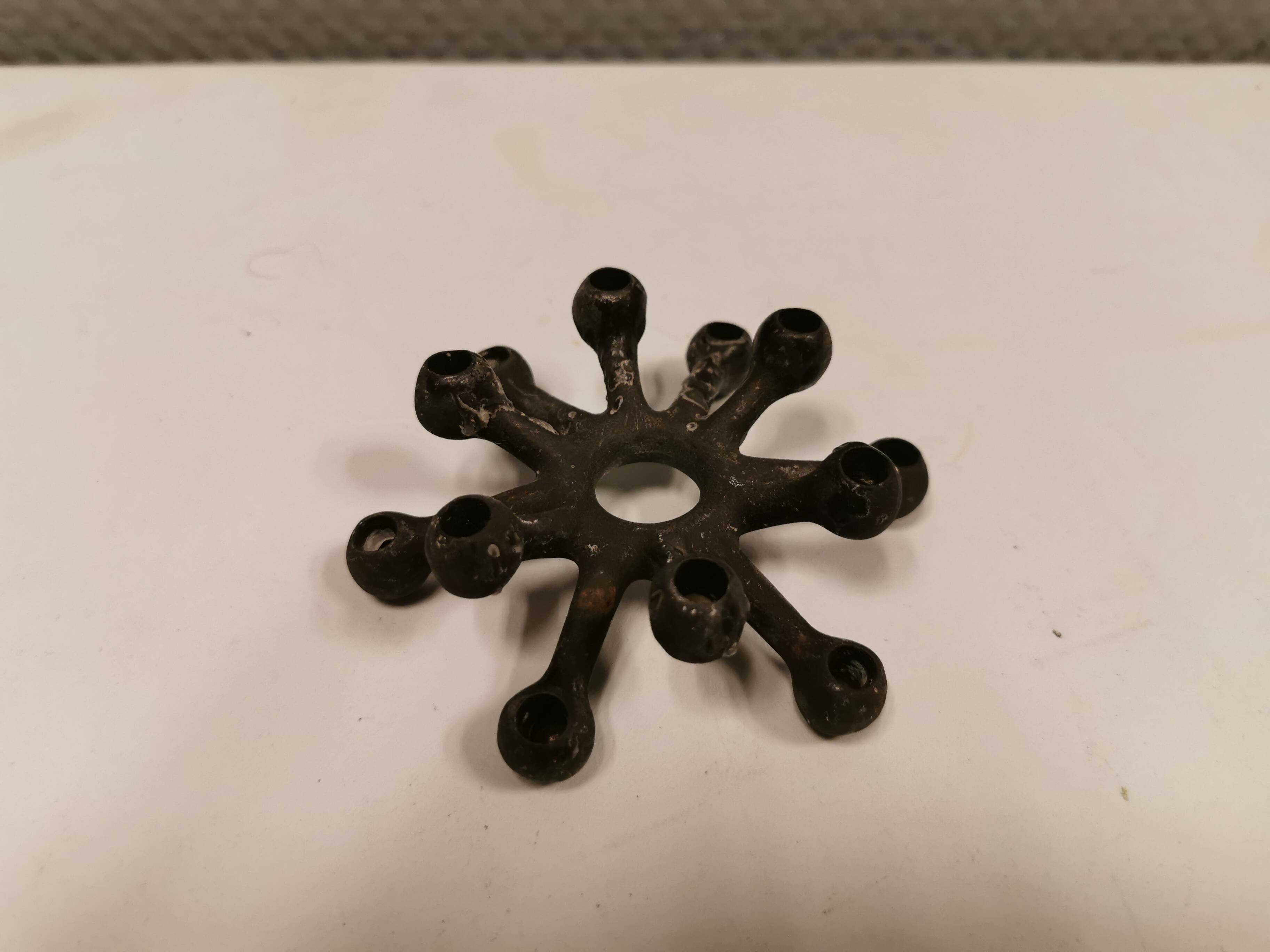 "Spider" candlestick, designed by Jens Harald Quistgaard (JHG) for Danish Design in 1955.